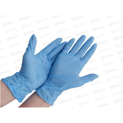 Перчатки Optiline нитриловые голубые XL, 27-2668 *100/1000 Перчатки Optiline нитриловые голубые XL, 27-2668 *100/1000