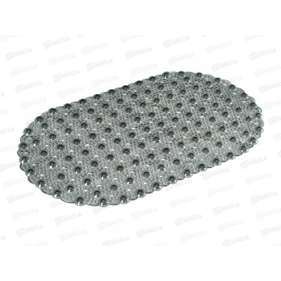 Коврик для ванной 67*37 прозрачный силикон (065564)  Ж