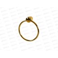 Ручка мебельная кнопка круг золото (066358)  Ж