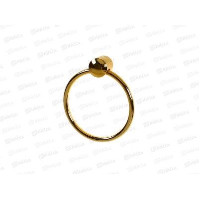 Ручка мебельная кнопка круг золото (066358)  Ж