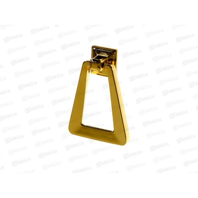 Ручка мебельная кнопка трапеция золото (066360)  Ж