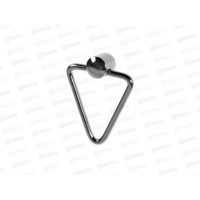 Ручка мебельная кнопка треугольник серый (066364)  Ж