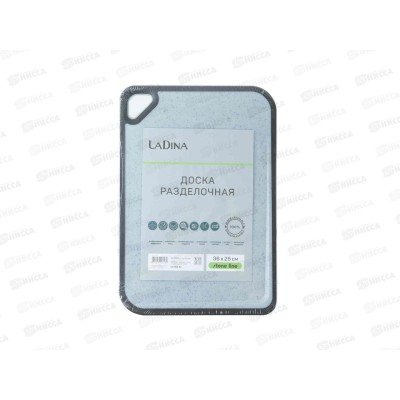 Доска разделочная 36,3*25*0,85см пластик 100406