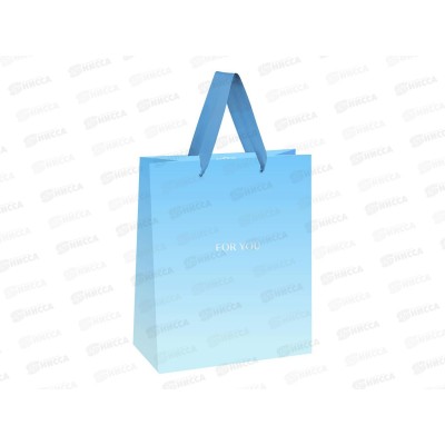 Пакет подарочный 18*23*10см MESHU &quotFor you.Blue&quot, MS_66147 *12