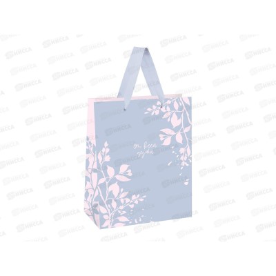 Пакет подарочный 18*23*10см MESHU &quotPink twigs&quot, MS_66138 *12