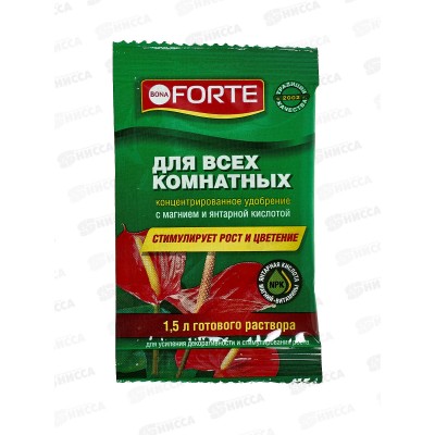 Bona Forte Красота жидкое орган-мин удоб для всех комн рас 10мл  *72