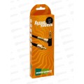 Аудиокабель AUX 3,5mm угловой 1м  More choice UK11Black