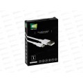 Дата-кабель More USB 2.0A для Lightning 8-pin PURE K19i TPE 1м White