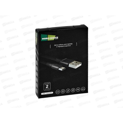 Дата-кабель More USB 2.0A для micro USB More choice K19m TPE 2м Black Дата-кабель More USB 2.0A для micro USB More choice K19m TPE 2м Black