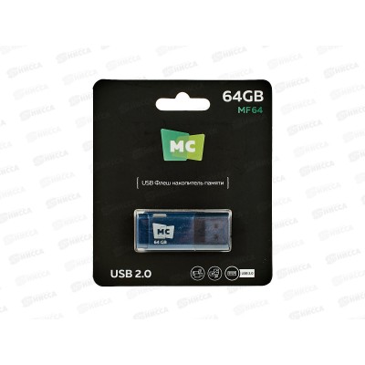 Флеш-карта USB 64Gb 2.0 More Choice MF64-4 Black