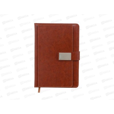Ежедневник Basir кож.зам.,под нубук,коричневый,МС-7808*48