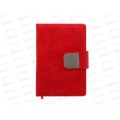 Ежедневник Basir кож.зам.,под нубук,красный,МС-7806*48