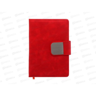 Ежедневник Basir кож.зам.,под нубук,красный,МС-7806*48