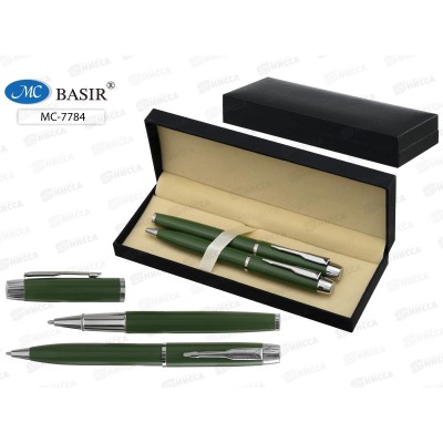 Ручка подар Basir 2шт. с повротн.мех. МС-7784 *24/576 Ручка подар Basir 2шт. с повротн.мех. МС-7784 *24/576