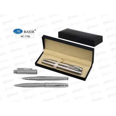 Ручка подар Basir 2шт. с повротн.мех. МС-7786 *24/576 Ручка подар Basir 2шт. с повротн.мех. МС-7786 *24/576