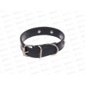 Ошейник для собак и кошек со стразами &quotНа стиле&quot черный, 2см 684-0686