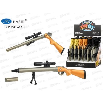 Ручка шариковая BASIR Ружье,асс 1109-ААА*36