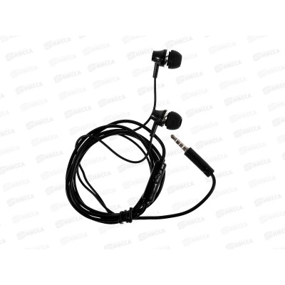 Наушники BOROFONE BM74 вакуумные с микрофоном 1,2м черные