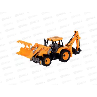 Машина инерц. 9998-10 Экскаватор-погрузчик в коробке  гб