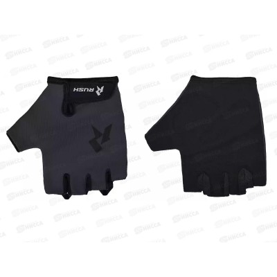 Велоперчатки RUSH HOUR STANDART р.XL графит, SB-01-8212, 385168  гб