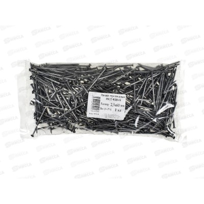 Гвоздь 60*2,5мм 1кг ГОСТ4028-63 Гвоздь 60*2,5мм 1кг ГОСТ4028-63