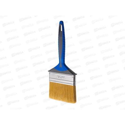 Кисть Профи для лаков 100*12мм, двухкомпонентная ручка, нержавеющая сталь, (16110012)   *80