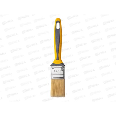 Кисть Профи для эмалей  35*10мм, двухкомпонентная ручка, нержавеющая сталь, (16235010)  *100