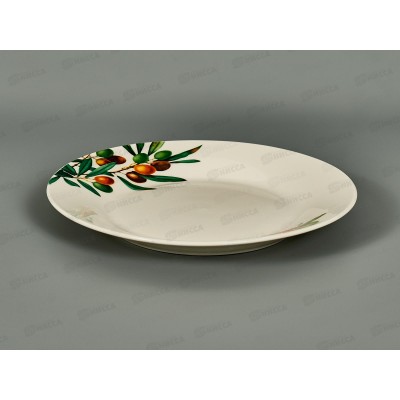 Тарелка плоская круглая d-17,5см Оливки (12/96) т7-19213ц