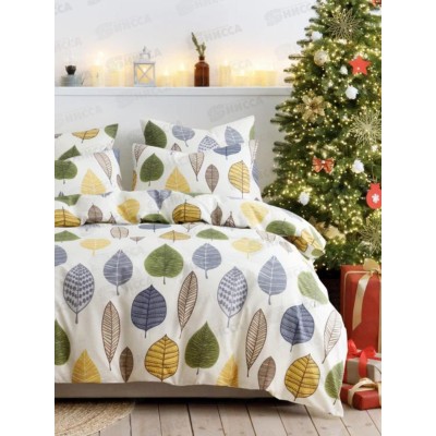 КПБ 2,0сп с евро прост. Бязь 120гр НН Листопад 70*70 2шт