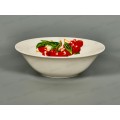 Салатник круглый 17,5см 550мл Вишенки фарфор с7-3115ц *12/72