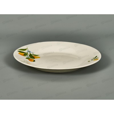 Тарелка плоская круглая 17,5см Лимоны т7-3108ц *12/96