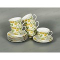 Набор чайный 12пр Блюдце 14см+кружка 240мл Лимоны в п/у 12-19907 *1/6