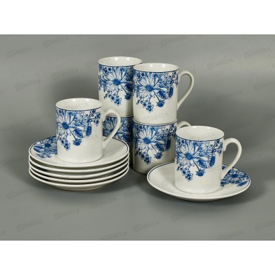 Набор чайный 12пр Блюдце 15см+кружка 240мл в п/у 12-19910 *1/6 Набор чайный 12пр Блюдце 15см+кружка 240мл в п/у 12-19910 *1/6