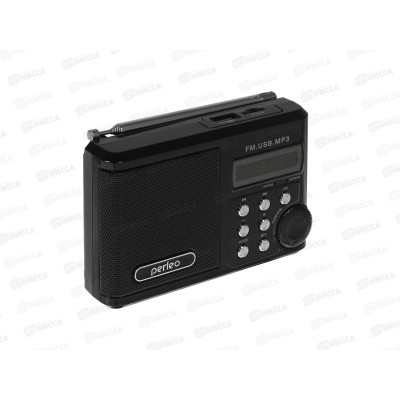 Мини-аудио Perfeo Sound Ranger Next УКВ+FM, MP3, Bluetooth 5.3, 1000мАч, черный, PF_D0564