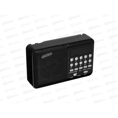 Радиоприемник Perfeo цифровой PALM Next FM 87.5-108МГц, MP3, Bluetooth 5.3, USB или 18650, черный, PF_D0566