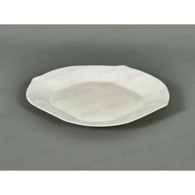 Тарелка квадратная стеклокерамика d-19см Белье 1б-ткр7,5 *6/48