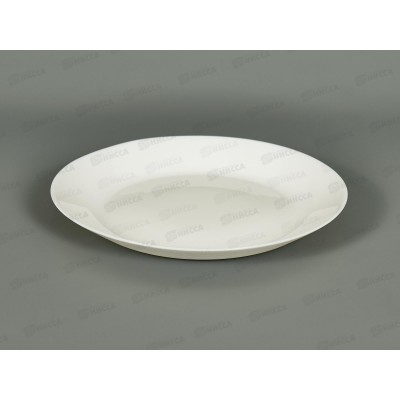 Тарелка плоская круглая 19см (6/48) стеклокерамика Белье 1б-тв7,5