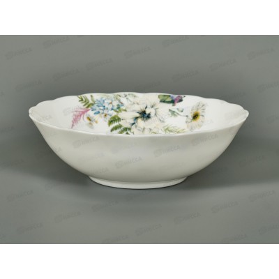 Салатник круглый d-17,5см 600мл стеклокерамика (6/48) Цветы 7327ш-с7 Салатник круглый d-17,5см 600мл стеклокерамика (6/48) Цветы 7327ш-с7