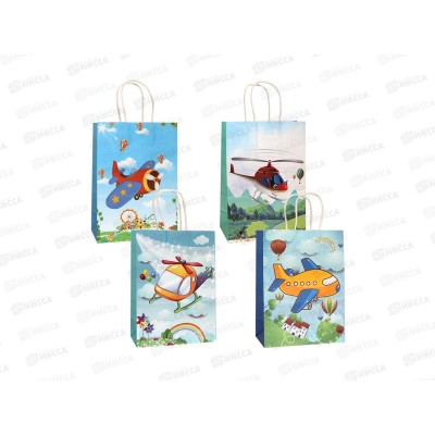 Пакет бумажный 15*21 Крафт Воздушный Р10846-22 *12