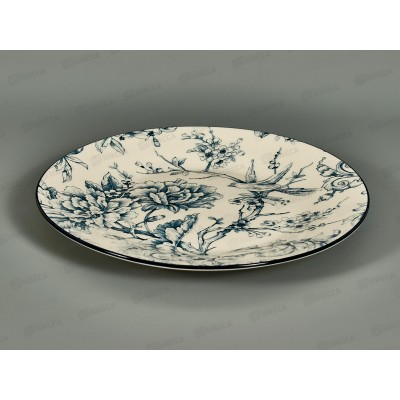 Тарелка обеденная Blue garden ZX2561-90DP 23см 692280
