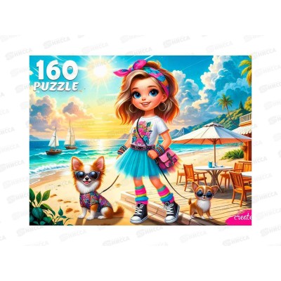 ПАЗ 160 эл. Девочка с собачками, Ф160-2394 *12