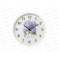 Часы настенные &quot21 Век&quot 3027-048  Гортензия, белый корпус