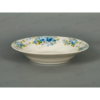 Тарелка глубокая 20см Синие розы 1029093