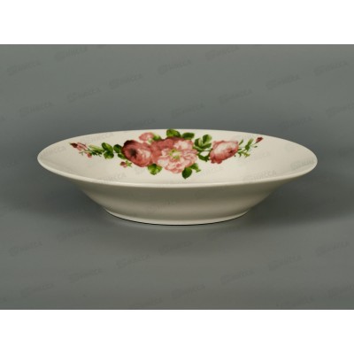 Тарелка глубокая 20см Чайная роза 2 1029094