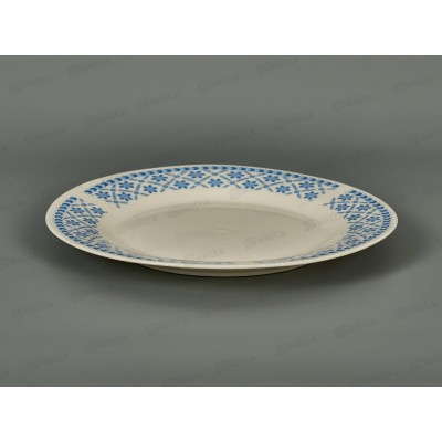 Тарелка мелкая 20см Синий орнамент 1029096