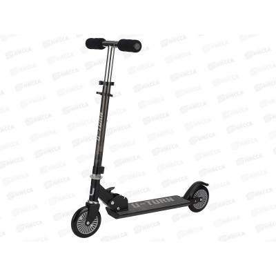 Самокат 2в1 FRESH + лыжи, черный, до 50кг, СМК-1997