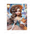 Алмаз. мозаика (блест.) 23х30см Куколка в Париже, НД-1569 с подр. Алмаз. мозаика (блест.) 23х30см Куколка в Париже, НД-1569 с подр.