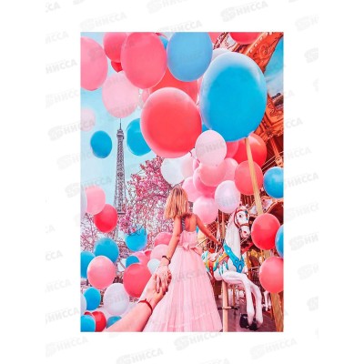 Алмаз. мозаика (блест.) 30х40см Следуй за мной, НД-2704 без подр.