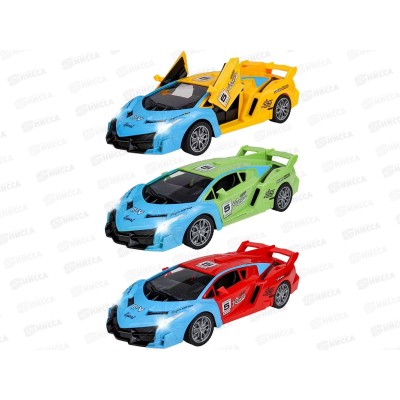 Машинка на р/у 26х11х7см, свет, пар, USB, 3,7V Y25308095