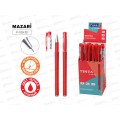 Ручка гел. MAZARI Tinta красная, 0.5мм, цвет.корп., P-100-72 *40